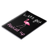 Flamingo - Laat me oplichten Notitieboek (Linkerzijde)