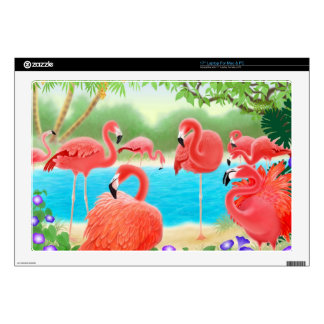 Flamingo Lagoon Laptop Skin