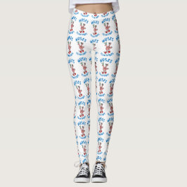 Flamingo Leggings - Grote logo