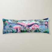 Flamingo Lichaamskussen (Achterkant)