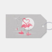 Flamingo Liefde cadeau labels landschap Cadeaulabel (Voorkant (Horizontaal))