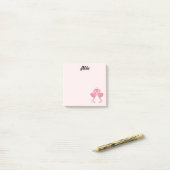 Flamingo Liefde Post-it® Notes (Op bureau)