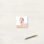 Flamingo Liefde Post-it® notes (Op bureau)