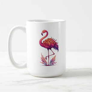 Flamingo liefhebber Grote klassieke keramiek Koffiemok