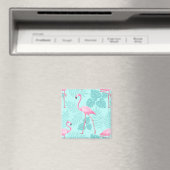 Flamingo Light Blue Magneet (Insitu (Vaatwasser))