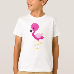 Flamingo, Little Flamingo, Pink Flamingo T-shirt