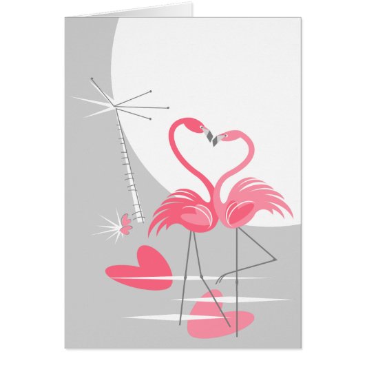 Flamingo Love Large Moon text vertical (Voorkant)