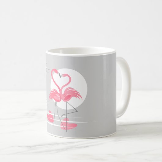Flamingo Love mok (Voorkant rechts)