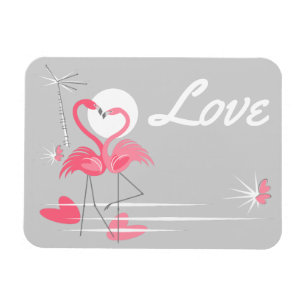 Flamingo Love Side Love Flexnet Magneet