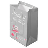Flamingo Love Side Moeder of the Bride medium Cadeauzakje (Voorkant Gekanteld)
