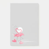Flamingo Love Side post-it noten verticaal Post-it® Notes (Voorkant)