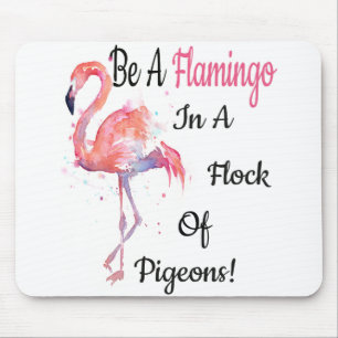 flamingo love t - shirt muismat