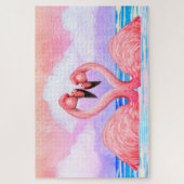Flamingo Lovers Legpuzzel (Verticaal)