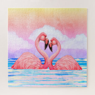Flamingo Lovers Legpuzzel