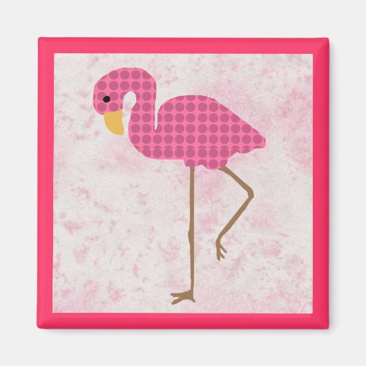 Flamingo magnet magneet (Voorkant)