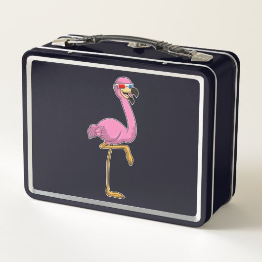 Flamingo met bril (Achterkant)