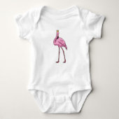 Flamingo met Crown Romper (Voorkant)