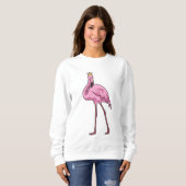 Flamingo met Crown Trui (Voorkant volledig)