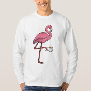 Flamingo met Cup T-shirt