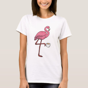 Flamingo met Cup T-shirt
