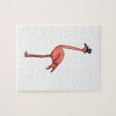 Flamingo met Hoed Legpuzzel (Horizontaal)