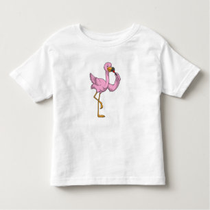 Flamingo met Lipstick Kinder Shirts