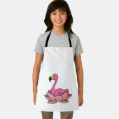 Flamingo met Lotus flower Schort (Insitu)
