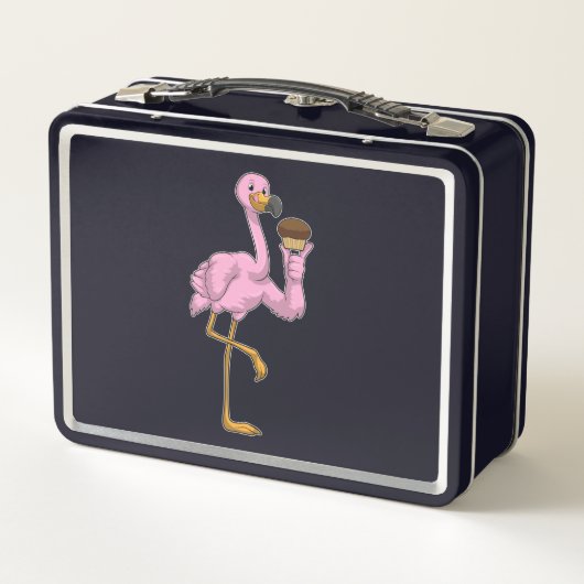 Flamingo met Muffin (Achterkant)