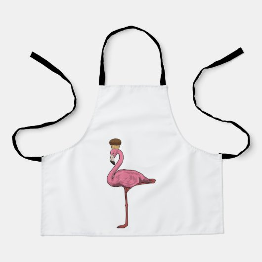 Flamingo met Muffin Schort (Voorkant)