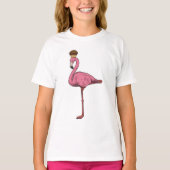 Flamingo met Muffin T-shirt (Voorkant)