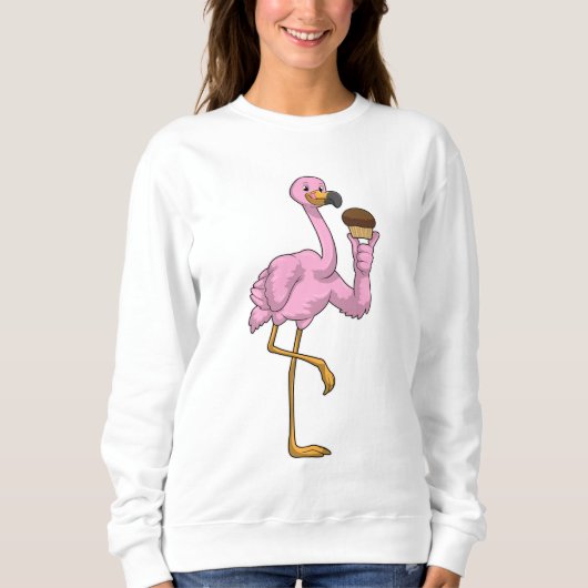 Flamingo met Muffin Trui (Voorkant)