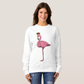 Flamingo met Muffin Trui (Voorkant volledig)