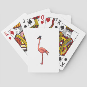Flamingo met Pet Pokerkaarten