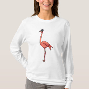 Flamingo met Pet T-shirt