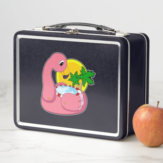 Flamingo met pool (In situ)