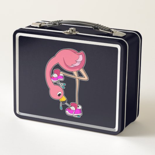 Flamingo met schoenen (Voorkant)