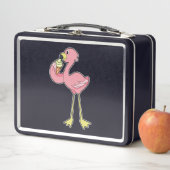 Flamingo met Waffle-ijs (In situ)