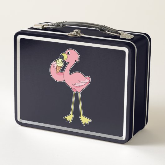 Flamingo met Waffle-ijs (Voorkant)