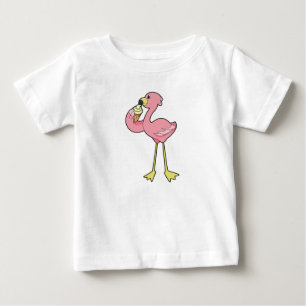 Flamingo met Waffle-ijs