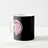 Flamingo mit Sonnenbrille Koffiemok (Voorkant links)