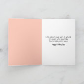 Flamingo moeder met kuiken kaart (Binnen)