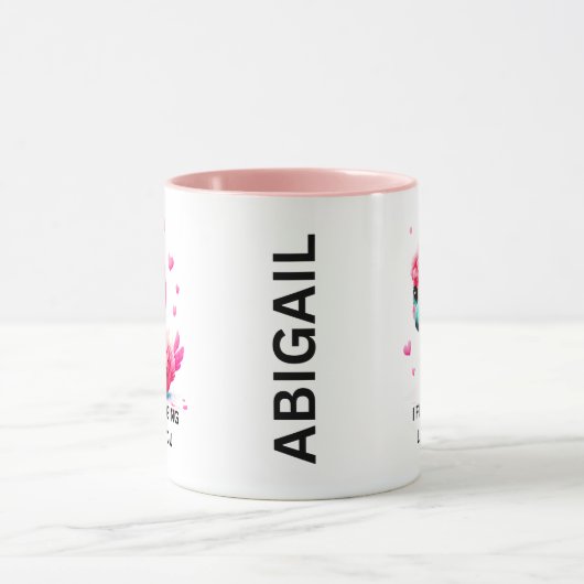 Flamingo Mok, Cadeau voor Flamingo Lover, Mok (Midden)