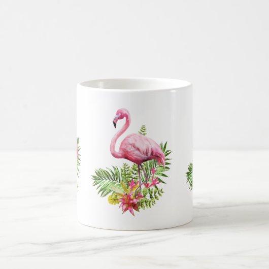 Flamingo Mok, Flamingo Coffee Mok, Roze Flamingo Koffiemok (Center)