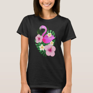 Flamingo-mooie flamingo-kunst voor vrouwen t-shirt