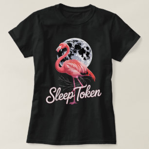Flamingo Moon Vibes Sleep Token Inspired Art T-shirt