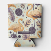  Flamingo Naadloos Blikjeskoeler (Voorkant)