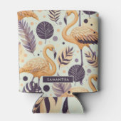  Flamingo Naadloos Blikjeskoeler (Achterkant)