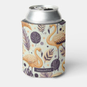  Flamingo Naadloos Blikjeskoeler (Blikje Achterkant)