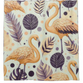  Flamingo Naadloos Douchegordijn (Voorkant)