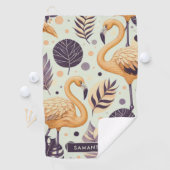 Flamingo Naadloos Golfhanddoek (Insitu)